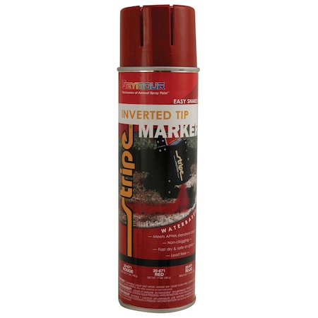 Seymour Midwest InvertedTip Mrking Safety Red 20oz, PK12 20-671